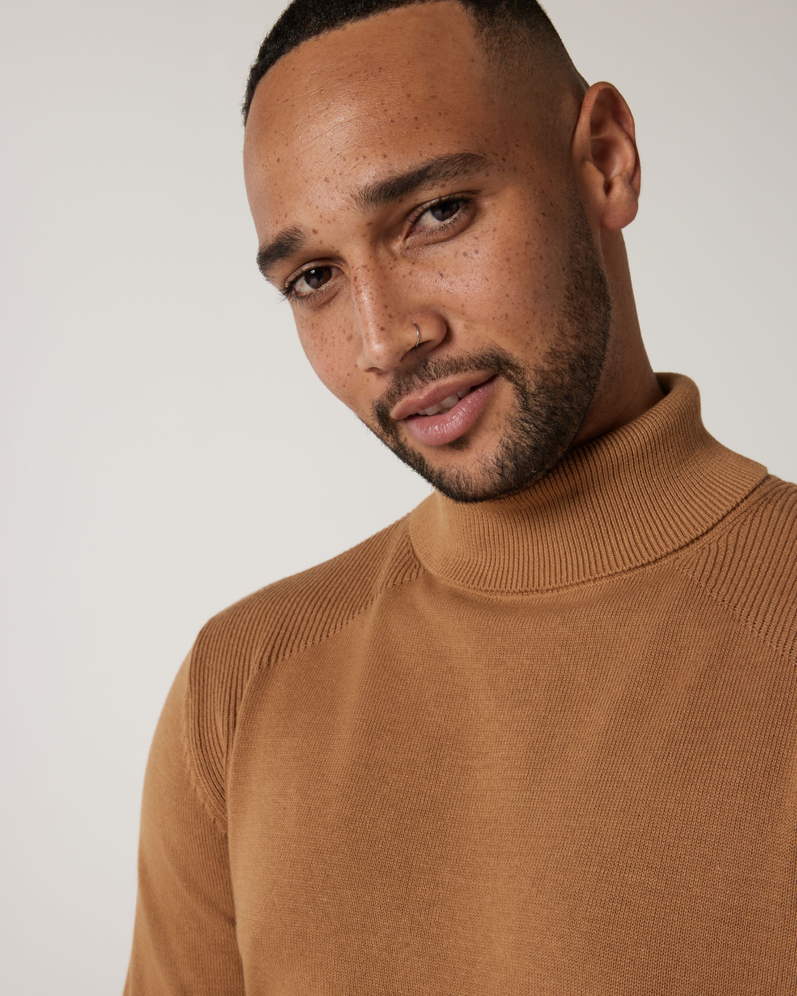 Tan roll neck online